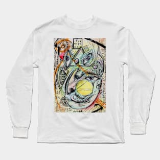 Abstract Coloured Wisdom Long Sleeve T-Shirt